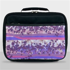 Abstract Pastel Pink Blue Lunch Bag by snowwhitegirl