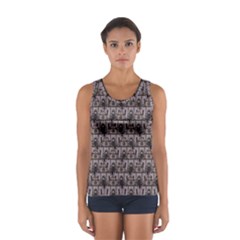 Gothic Church Pattern Sport Tank Top  by snowwhitegirl