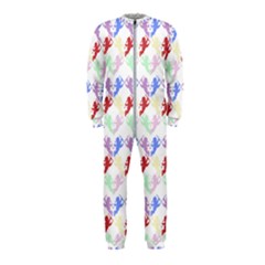 Colorful Cherubs White Onepiece Jumpsuit (kids) by snowwhitegirl