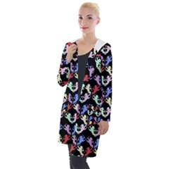 Colorful Cherubs Black Hooded Pocket Cardigan by snowwhitegirl