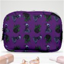 Gothic Girl Rose Purple Pattern Make Up Pouch (Small) View1