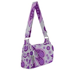 Retro Paisley Purple Post Office Delivery Bag by snowwhitegirl