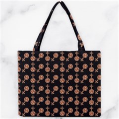 Victorian Crosses Black Mini Tote Bag by snowwhitegirl