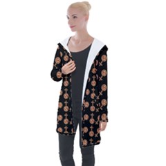 Victorian Crosses Black Longline Hooded Cardigan by snowwhitegirl