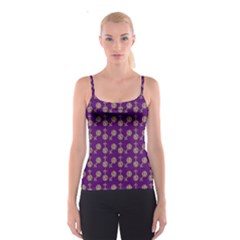 Victorian Crosses Purple Spaghetti Strap Top by snowwhitegirl