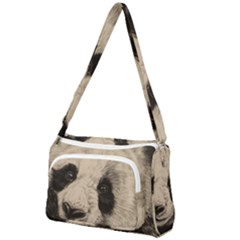 Giant Panda Front Pocket Crossbody Bag by ArtByThree