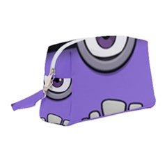 Evil Purple Wristlet Pouch Bag (medium) by Sudhe