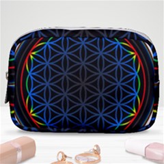 Flower Of Life Make Up Pouch (small) by Sudhe