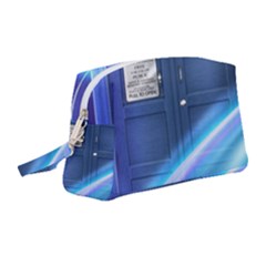 Tardis Space Wristlet Pouch Bag (medium) by Sudhe