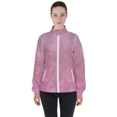 Lovely Hearts High Neck Windbreaker (women) by lucia