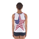 A Star With An American Flag Pattern Sport Tank Top  View2