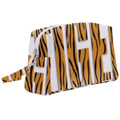 Tiger Bstract Animal Art Pattern Skin Wristlet Pouch Bag (large) by Sudhe