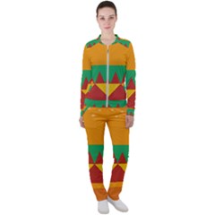 Burger Bread Food Cheese Vegetable Casual Jacket And Pants Set by Sudhe