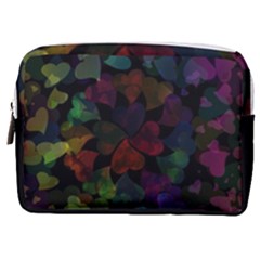 Falling Hearts  Make Up Pouch (medium) by LoolyElzayat