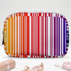 Colorful Gradient Barcode Make Up Pouch (small) by Sudhe