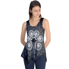 Fractal Filigree Lace Vintage Sleeveless Tunic by Sudhe