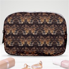 Lion Face Make Up Pouch (small) by ArtworkByPatrick