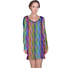 Background Wallpaper Psychedelic Long Sleeve Nightdress by Sudhe