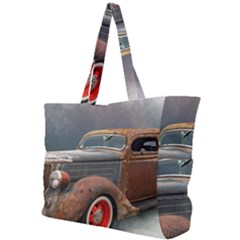 Auto Old Car Automotive Retro Simple Shoulder Bag by Sudhe