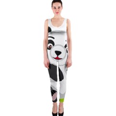 Giant Panda Bear One Piece Catsuit by Sudhe