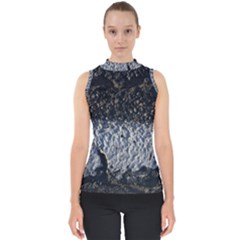 Asphalt Road  Mock Neck Shell Top by rsooll