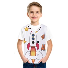 Rocket Cartoon Kids  Sportswear by Sudhe