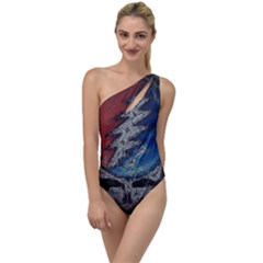 Grateful Dead Logo To One Side Swimsuit by Sudhe