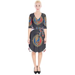 The Grateful Dead Wrap Up Cocktail Dress by Sudhe