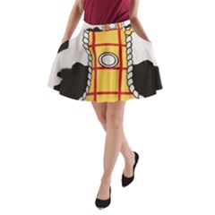 Woody Toy Story A-line Pocket Skirt by Sudhe