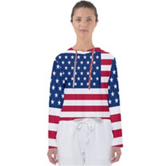 American Flag Women s Slouchy Sweat by Valentinaart