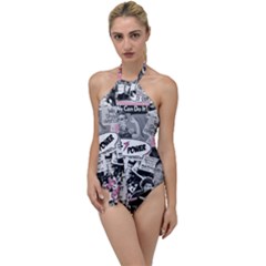 Feminism Collage  Go With The Flow One Piece Swimsuit by Valentinaart