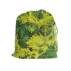 Garden Of The Phoenix Drawstring Pouch (xl) by Riverwoman