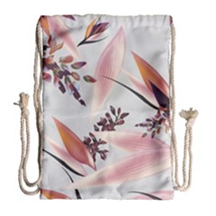 Memo Foral Drawstring Bag (large) by tangdynasty