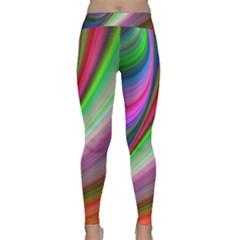 Illusion Background Blend Classic Yoga Leggings by Pakrebo