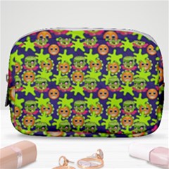 Smiley Background Smiley Grunge Make Up Pouch (small) by Pakrebo