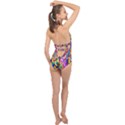 135 1 Halter Front Plunge Swimsuit View2