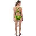 Agricultural field   Cut-Out Back One Piece Swimsuit View2