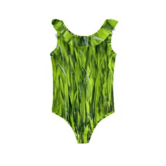 Agricultural Field   Kids  Frill Swimsuit by rsooll