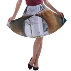 Henry Moore A-line Skater Skirt by Riverwoman