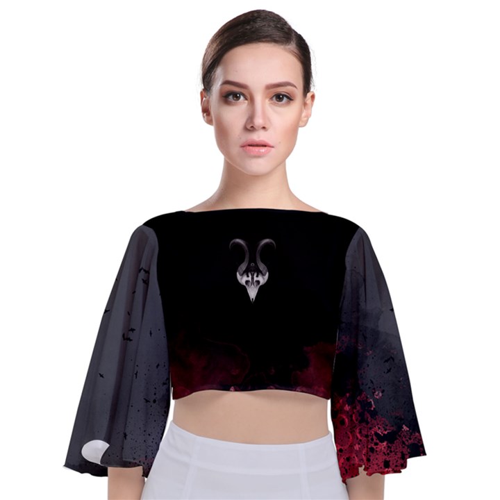 Wondering around - Butterfly Sleeve Chiffon Top