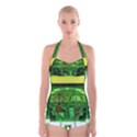 Dublin Scioto Irish Window Boyleg Halter Swimsuit  View1