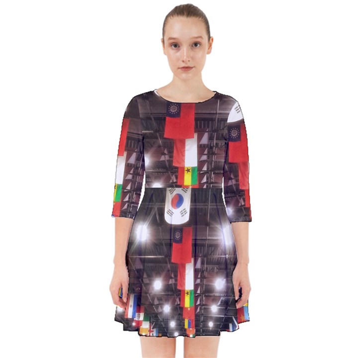 Flags of Dublin Scioto Smock Dress