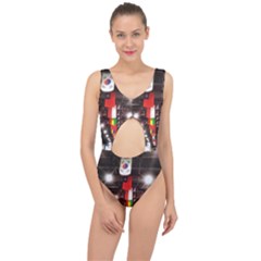 Flags Of Dublin Scioto Center Cut Out Swimsuit by Riverwoman