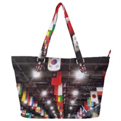 Flags Of Dublin Scioto Full Print Shoulder Bag by Riverwoman