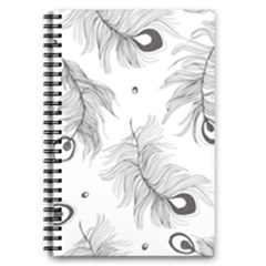 Peacock 5 5  X 8 5  Notebook by alllovelyideas