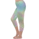 Pastel Mermaid Sparkles Capri Winter Leggings  View2