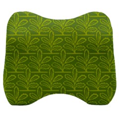 Oak Tree Nature Ongoing Pattern Velour Head Support Cushion by Mariart