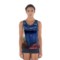 The Police Box Tardis Time Travel Device Used Doctor Who Sport Tank Top  by Sudhe