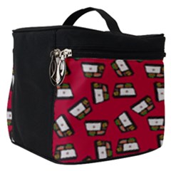 Bento Lunch Red Make Up Travel Bag (small) by snowwhitegirl