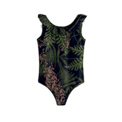 Fern Black Kids  Frill Swimsuit by snowwhitegirl